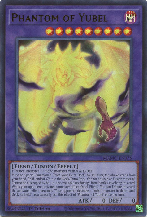 Phantom of Yubel (#MAMO-EN075) (Magnificent Monsters) Near Mint 1st Edition