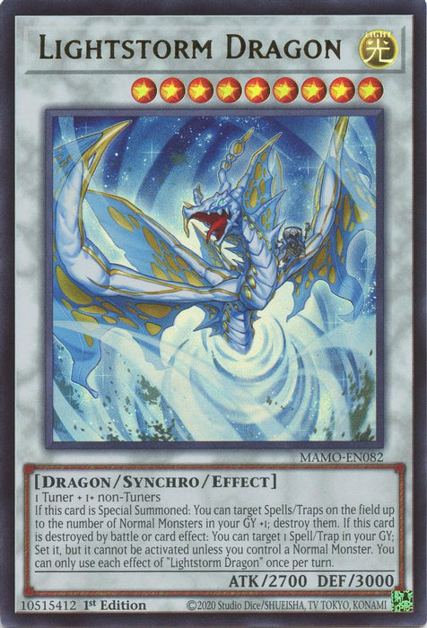 Lightstorm Dragon (#MAMO-EN082) (Magnificent Monsters) Near Mint 1st Edition