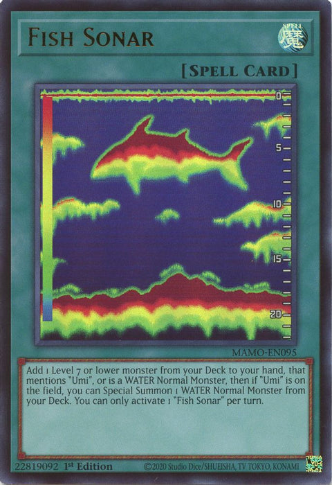 Fish Sonar (#MAMO-EN095) (Magnificent Monsters) Near Mint 1st Edition