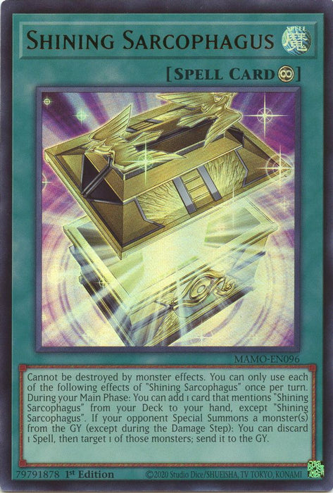 Shining Sarcophagus (#MAMO-EN096) (Magnificent Monsters) Near Mint 1st Edition
