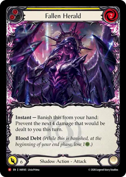Fallen Herald (#IAR165) (Usurp the Shadow Throne) Near Mint