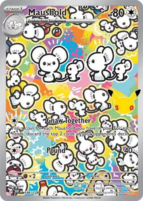 Maushold - 146/128 (#146/128) (ME: 30th Celebration) Near Mint Holofoil