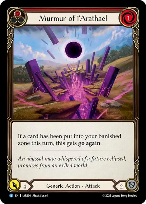 Murmur of iArathael (#IAR230) (Usurp the Shadow Throne) Near Mint