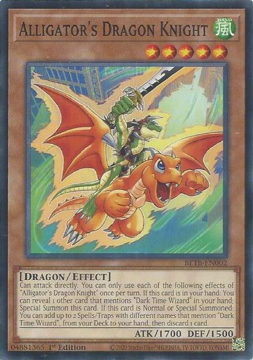 Alligator's Dragon Knight (#BETB-EN002) (Beyond the Brave) Near Mint 1st Edition