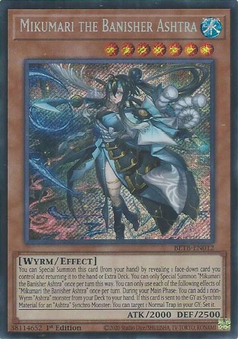 Mikumari the Banisher Ashtra (#BETB-EN012) (Beyond the Brave) Near Mint 1st Edition