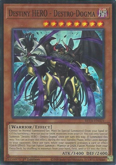 Destiny HERO - Destro-Dogma (#BETB-EN021) (Beyond the Brave) Near Mint 1st Edition