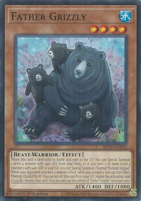 Father Grizzly (#BETB-EN032) (Beyond the Brave) Near Mint 1st Edition