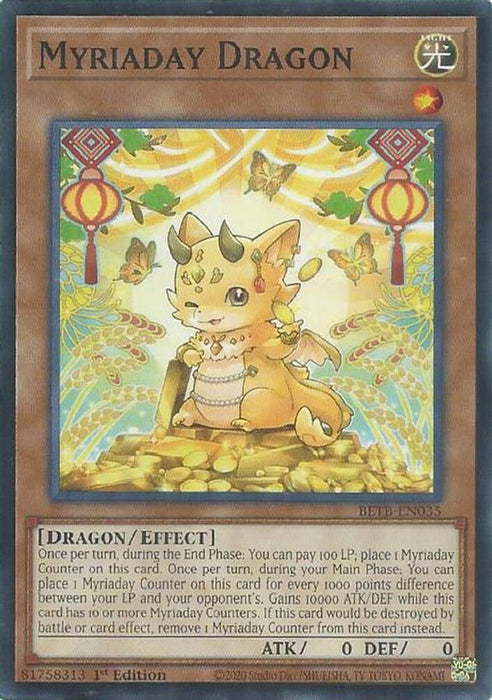 Myriaday Dragon (#BETB-EN035) (Beyond the Brave) Near Mint 1st Edition