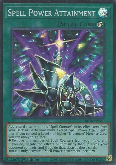 Spell Power Attainment (#BETB-EN069) (Beyond the Brave) Near Mint 1st Edition