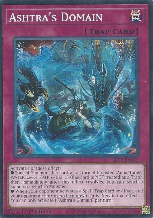 Ashtra's Domain (#BETB-EN075) (Beyond the Brave) Near Mint 1st Edition