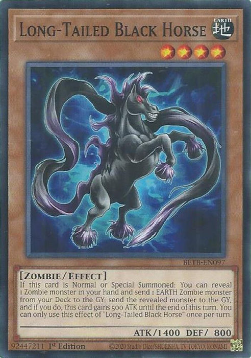 Long-Tailed Black Horse (#BETB-EN097) (Beyond the Brave) Near Mint 1st Edition