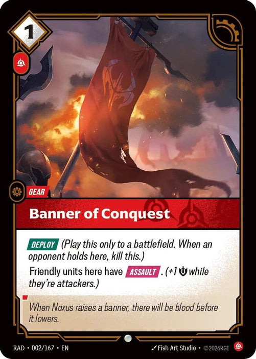 Banner of Conquest (#002/167) (Radiance) Near Mint