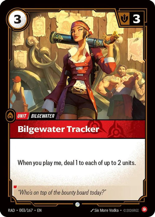Bilgewater Tracker (#003/167) (Radiance) Near Mint