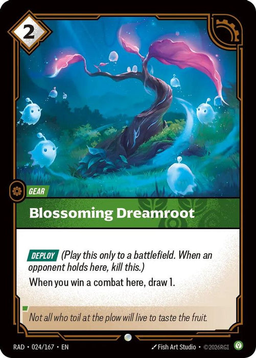 Blossoming Dreamroot (#024/167) (Radiance) Near Mint