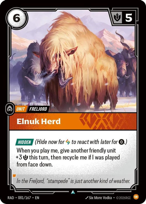 Elnuk Herd (#081/167) (Radiance) Near Mint