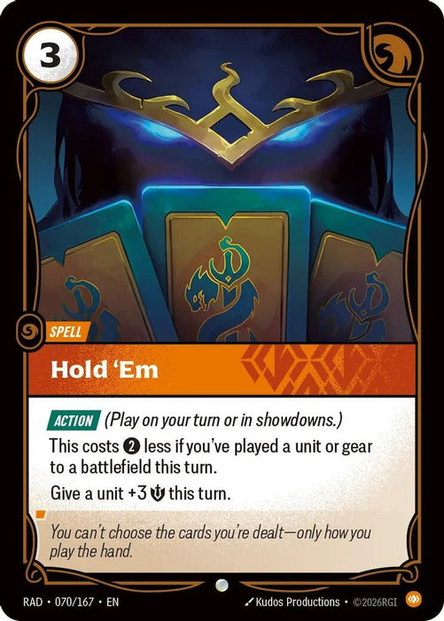 Hold 'Em (#070/167) (Radiance) Near Mint