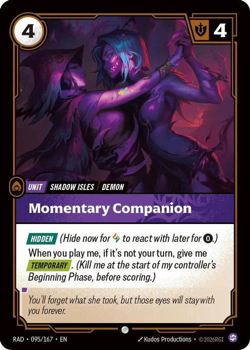 Momentary Companion (#095/167) (Radiance) Near Mint