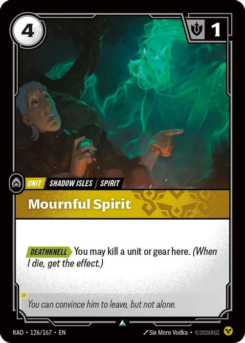 Mournful Spirit (#126/167) (Radiance) Near Mint