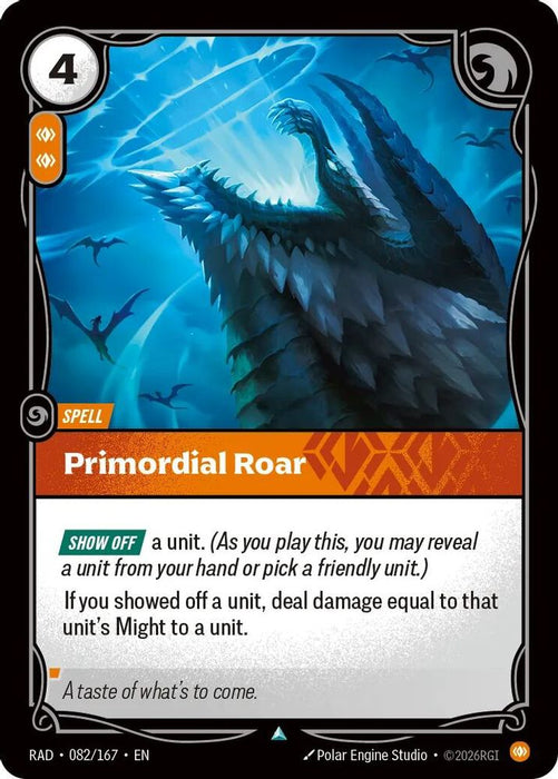 Primordial Roar (#082/167) (Radiance) Near Mint