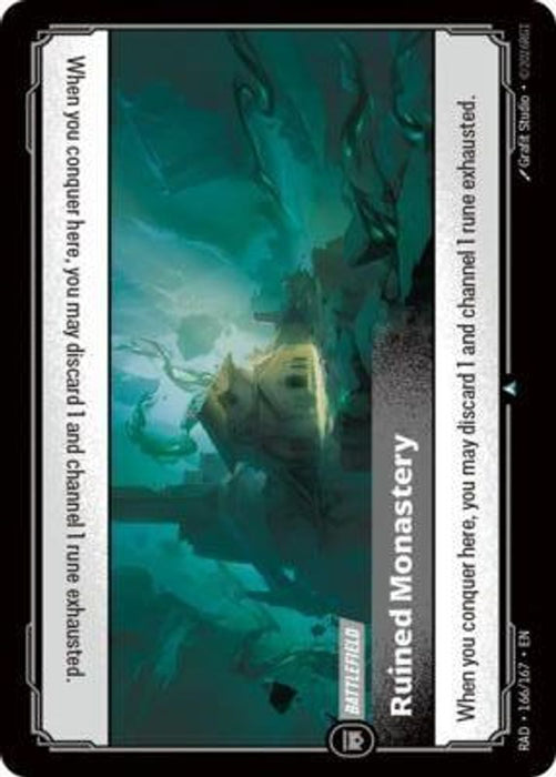 Ruined Monastery (#166/167) (Radiance) Near Mint