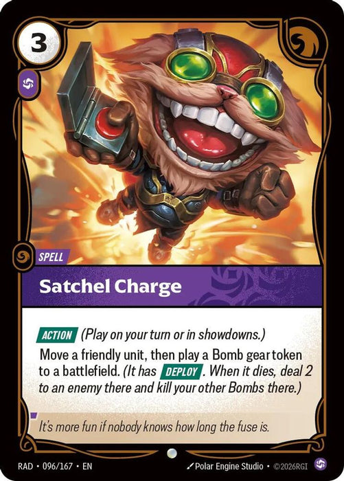 Satchel Charge (#096/167) (Radiance) Near Mint