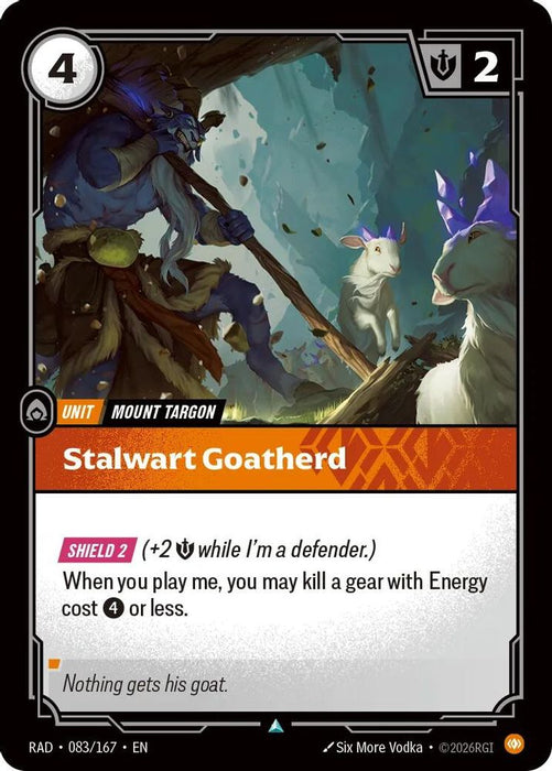 Stalwart Goatherd (#083/167) (Radiance) Near Mint