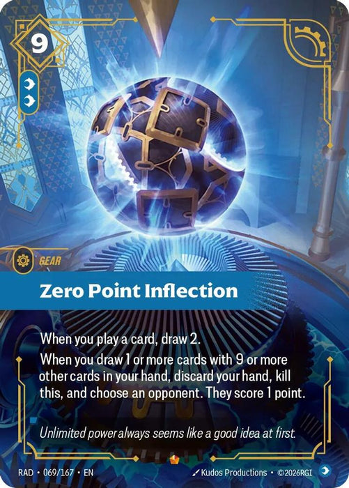 Zero Point Inflection (#069/167) (Radiance) Near Mint Foil