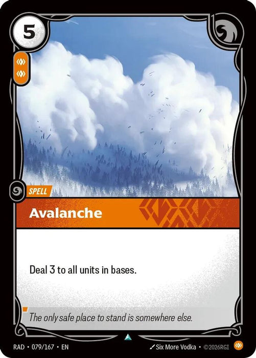 Avalanche (#079/167) (Radiance) Near Mint
