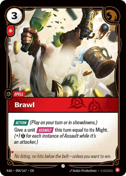 Brawl (#004/167) (Radiance) Near Mint