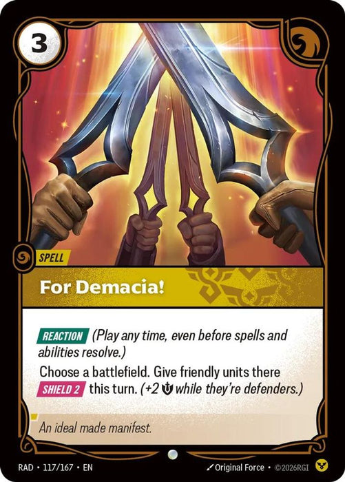 For Demacia! (#117/167) (Radiance) Near Mint