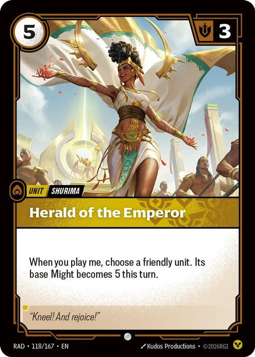Herald of the Emperor (#118/167) (Radiance) Near Mint