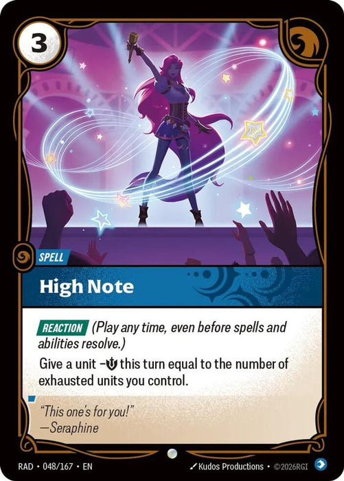 High Note (#048/167) (Radiance) Near Mint
