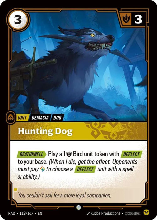 Hunting Dog (#119/167) (Radiance) Near Mint
