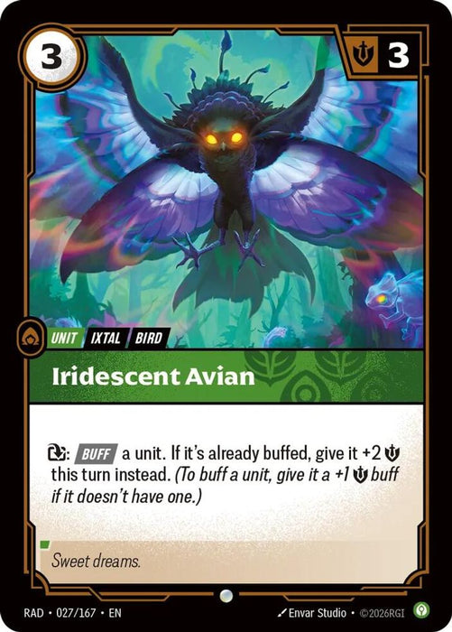 Iridescent Avian (#027/167) (Radiance) Near Mint