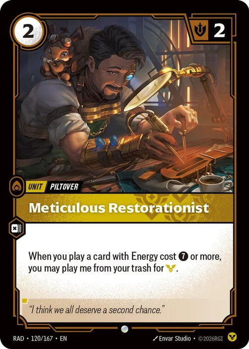 Meticulous Restorationist (#120/167) (Radiance) Near Mint