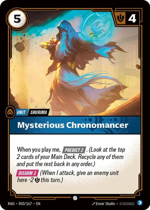 Mysterious Chronomancer (#050/167) (Radiance) Near Mint