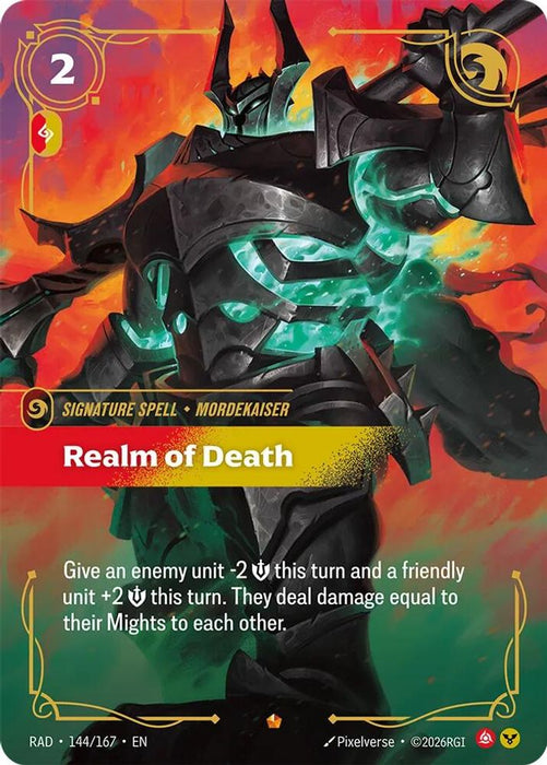 Realm of Death (#144/167) (Radiance) Near Mint Foil