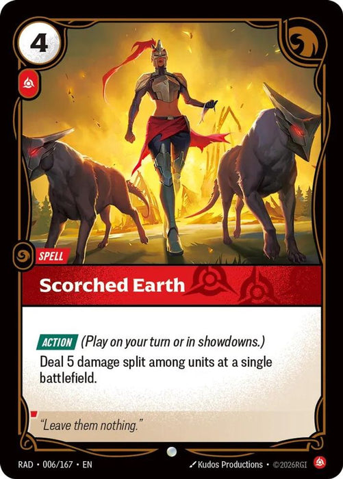 Scorched Earth (#006/167) (Radiance) Near Mint