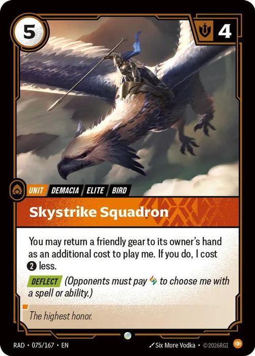 Skystrike Squadron (#075/167) (Radiance) Near Mint