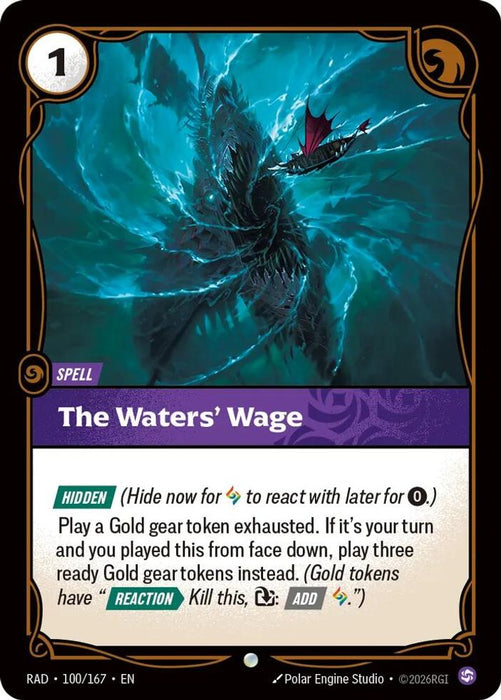 The Waters' Wage (#100/167) (Radiance) Near Mint
