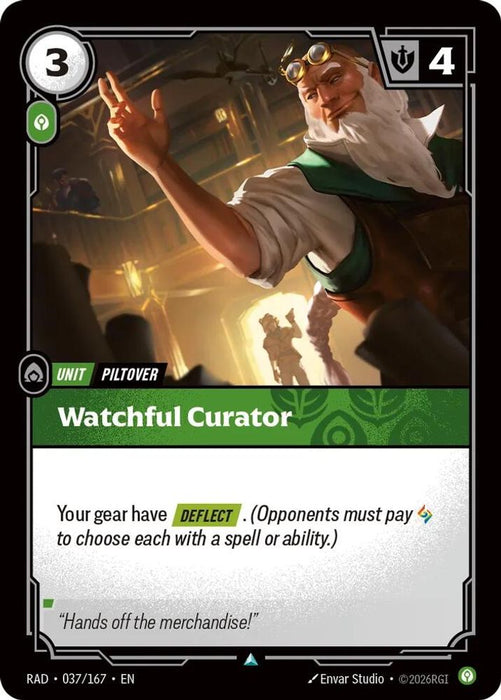 Watchful Curator (#037/167) (Radiance) Near Mint