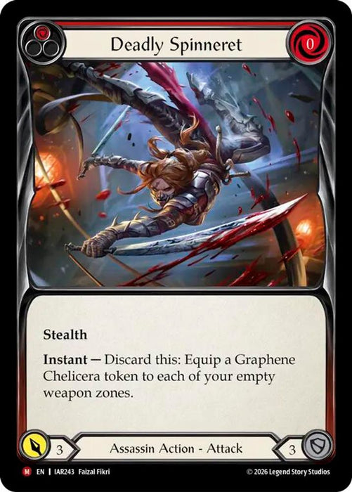Deadly Spinneret (#IAR243) (Usurp the Shadow Throne) Near Mint