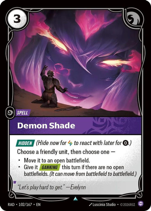 Demon Shade (#102/167) (Radiance) Near Mint
