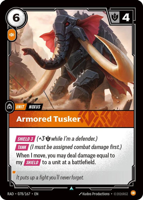 Armored Tusker (#078/167) (Radiance) Near Mint