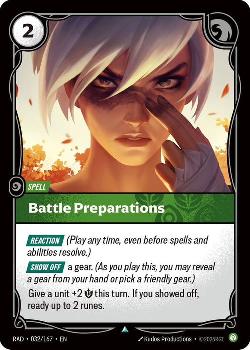 Battle Preparations (#032/167) (Radiance) Near Mint