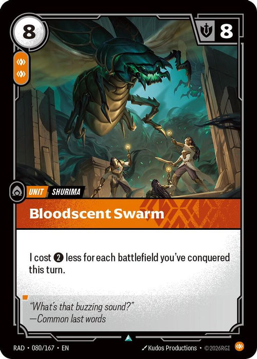 Bloodscent Swarm (#080/167) (Radiance) Near Mint