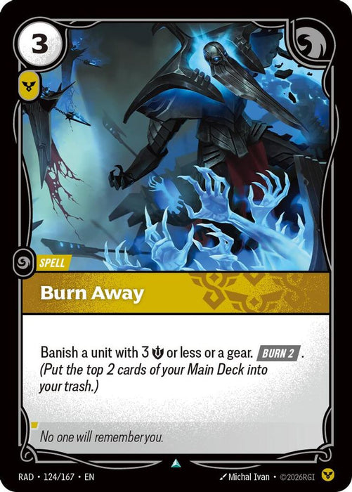 Burn Away (#124/167) (Radiance) Near Mint