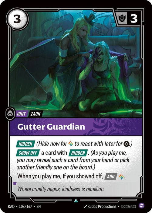 Gutter Guardian (#103/167) (Radiance) Near Mint