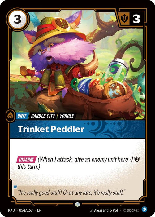 Trinket Peddler (#054/167) (Radiance) Near Mint