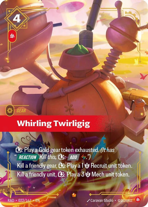 Whirling Twirligig (#022/167) (Radiance) Near Mint Foil